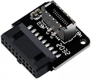 5X USB3.0 19P/20P to Type-C 24Pin Front 90 Degree Adapter