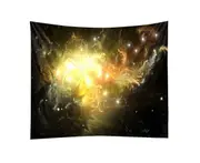 Nordic Universe Moon Black Hole Wall Hanging Tapestry Blanket Mat Home Decor-5 100*70cm