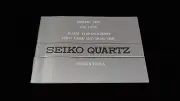 SEIKO Digital Type ALARM chronograph dual time Watch Instructions Cal.G139