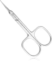 THRAU Precise Cuticle Scissors with Extra Fine Curved Tip - Stainless Steel Cuticle Scissors for Manicure Pedicure Sharp Cuticle Cutter Care Tool