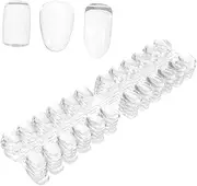 FOMIYES Manicure Accessory Set 3 Pack Nail Art Card Nail Polish Display Boards Detachable Plate
