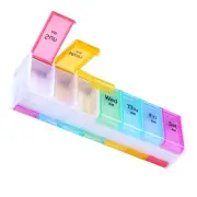 Extra Large Pill Organizer 2 Times a Day, AM PM Pill Box 7 Day, Weekly Pill C...