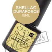 CND SHELLAC DURAFORCE Top Coat 15ml + FREE Remover Wraps 10ct Valued at $6.95