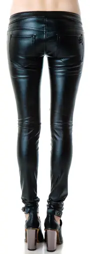 [Frankie B] Mad Moto Leatherette Leggings