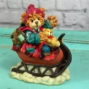 'The Bearsley Family Collection' - Jeremiah Sledding Christmas Bears