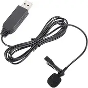 KALLORY Omnidirectional Clip Microphone for Conference Calls Streaming and Vlogging Sound Pickup Noise Reduction for Interviews and Gaming