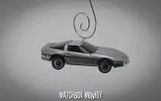 1980 Corvette 1/64 Scale Custom Christmas Ornament Adorno Chevrolet Chevy Silver