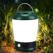 Camping Lantern Rechargeable, LETOUR 2000mAh LED Camping Lantern Tent Light 6 Lighting Modes, Waterproof IP65 Portable Camping Lamp for Camping, Outdoor Hiking, Power Outages