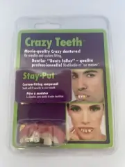 Crazy Teeth Halloween Teeth Vampire Monster Gold Tooth Crazy Costume Accessory