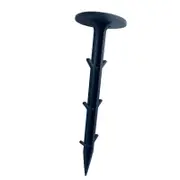 200x Grass Pegs Lawn Turf Weed Mat Plastic Pins Stakes Anchor Lawn Sod Fasten