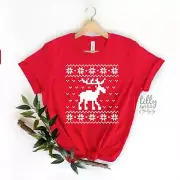 Christmas T-Shirt, Ugly Sweater Christmas T-Shirt, Christmas Shirts, Ugly