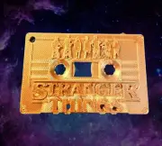 Stranger Things MIX Tape Keychain Cassette Replica 3D Print NEW