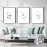 Botanical Leaves 3 sets Canvas Wall Art