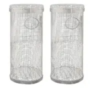 2PCS Stainless Steel BBQ Mesh Grill Grate Meshes Racks Grid for Outdoor2382