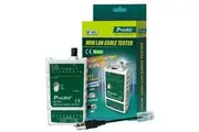 ProsKit MT-7031 Mini Lan Cable Tester - Circuit Protection, 300M Test Distance