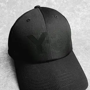 美國百分百【全新真品】Y-3 山本耀司 Yamamoto 帽子 鴨舌帽 LOGO 男女 潮牌 黑色 BQ52