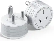 India Travel Adapter - AU to India Universal Travel Plug, in to AU International