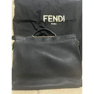 ❗️看描述 誠可議❗️FENDI Peekaboo 男士 手提包 蛇皮內裏 大款 沒有附揹帶