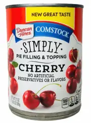 Duncan Hines Comstock Simply Cherry Pie Filling or Topping 21 oz
