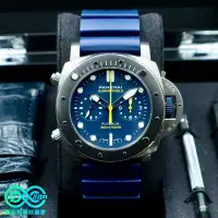 在飛比找Yahoo!奇摩拍賣優惠-PANERAI沛納海 submersible Chrono 