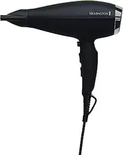 [REMINGTON] Salon Stylist Hair Dryer, AC4000AU, 2300W Salon Motor (AU Plug), Ceramic Infused with Keratin & Argan, Ionic Technology Prevents Frizz, Includes Diffuser & Brush, Black