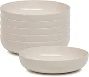 salt&pepper Hue Soup Bowls - Set of 6 - Stone - Soup Bowls