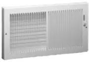 Baseboard Register, Steel, White, 10 x 6-In. 367W10X6
