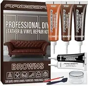 Brown Leather Repair Kits for Couches - Vinyl Repair Kit, Leather Repair Kit - Leather Scratch Repair for Refurbishing for Upholstery, Couch, Boat, Car Seats