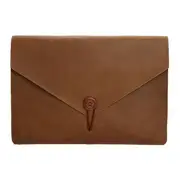 13.3 Genuine Leather Business Laptop Bag For Macbook Samsung Sony Dell Alienware Chuwi Asus Hp - Universal