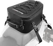 WILD HEART WILD Motorcycle Tail Bag/Tank Bag Waterproof Multifunctional Rear Seat Luggage Saddlebag for Motorcycles 6L (6L Rope Black)