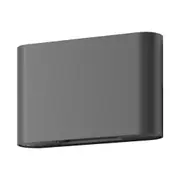 Sierra Round Up & Down Wall Light Dark Grey Aluminium 5000K - 19631