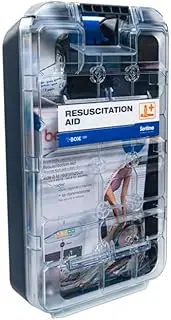 Sortimo T-BOXX 120 First Aid Resuscitation - Includes LifePad by Beurer, Gloves, Resuscitation Cloth & Scissors. Transparent Lid for Quick Access, Ideal for First Aiders & Emergencies