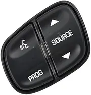 LUMIXE Car Cruise Control Button, for Buick, for Rainier 2004 2005 2006 2007 21997738 Car Steering Wheel Radio Volume Control Switch Button Auto Parts 1999443 Car Steering Wheel Switch Button(BLACK 19
