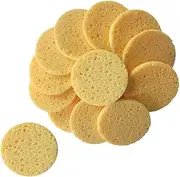 [Ipetboom] 20pcs Gentle Makeup Remover Pads Soft Face Cleaning Sponge Cotton Pads for Face Round 70x8mm Safe for Daily Use
