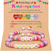 [UNGENT THEM] Mommy and Me First Day of School Bracelet Back to School Gifts for Mom and Daughter