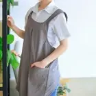 Functional Women's Cross Back Apron Suitable for Painting and Housework