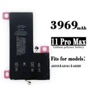 New 3969mAh Replacement Battery for iPhone 11 Pro Max with Adhesive Tape + Tool