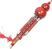 Rosewood Hulusi Hulusi Instrument Natural Gourd Flute Double-Tuned Detachable Hulusi Flute Calabash Flute