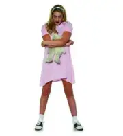 NEW Eerie Mini Pink Dress - Eleven - Stranger Things - Costume - Adult - Size XL