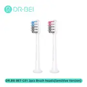 DR.BEI 2Pcs (Sensitive) Electric Toothbrush Heads Replacement Brush Heads Parts