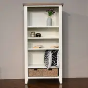 TT Large Bookcase - White