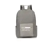 Travel Shoulder Folding Backpack Portable Large Capacity Backpack - Grey