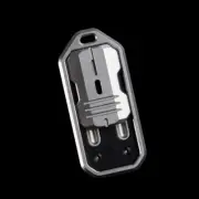 EDC Click Clicker Slider Push Card Hand Fidget decompression Pocket Punk Mecha