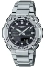 G-Shock G-STEEL Solar Bluetooth Watch GST-B600D-1AJF 42mm Silver/Black