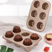 Non Stick Cannele Mold Cake Pans Cupcake Oven Biscuit Mold Pie Dishes Bake Tray