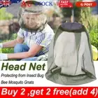 Mosquito Insect Head Net Mesh for Protector from Fly Bee Bug Outdoor for Fishing