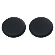 2PCS Bar Stool Cushion for 34-35cm Waterproof Bar Stool Covers Black
