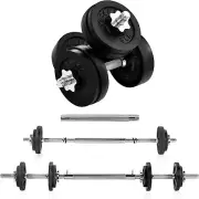 Adjustable Dumbbell Set with Weight Plates- 60 LBS