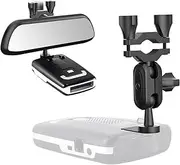 Radar Detector Mount,Rearview Mirror Stem Radar Detector Mount,for Escort Max, Max2, MAX360 Radar (Not Compatible with MAX360C & MAX3, Not Applicable to Radar Mount with Magnetic Connection)