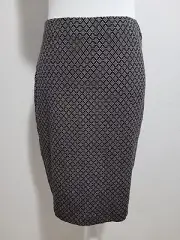NWT ANN TAYLOR FACTORY Women's Pencil Skirt Pull On Elastic Waist Floral.Size S